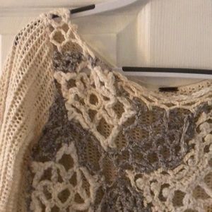 Free people bohemian cuteness: cropped sweater!!